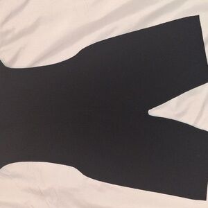 Vintage 1980 high waist Dolce & Gabbana Black Ribbed Knit Shorts